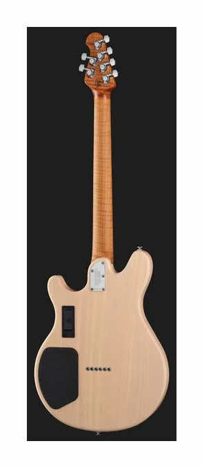 Music Man Valentine Trans Buttermilk, vista posteriore del corpo