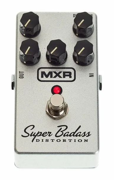 MXR 75 Super Badass Distortion, led e interruttore a pedale