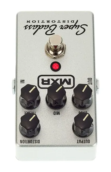 MXR 75 Super Badass Distortion, grafica del pannello superiore