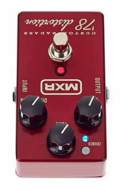 MXR 78 Custom Badass Distortion, led e interruttore a pedale