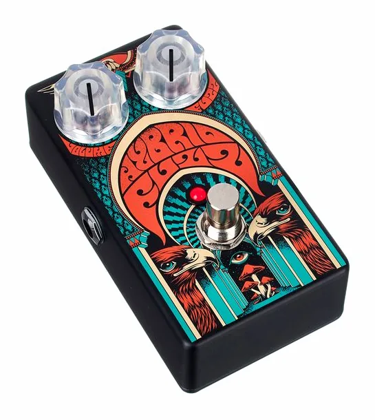 MXR Custom Shop Hybrid Fuzz, footswitch in primo piano