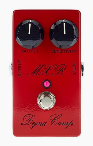 MXR Custom Shop Script Dyna Comp, ingressi e uscite laterali
