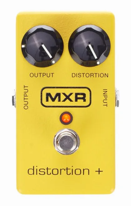 MXR Distortion +, grafica del pannello superiore