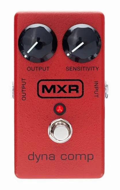 MXR Dyna comp 1976, ingressi e uscite laterali