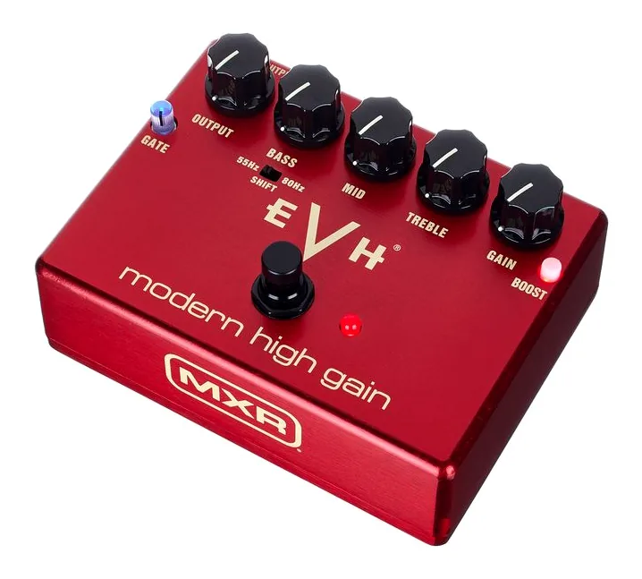 MXR EVH Modern High Gain Pedal, manopole viste dall'alto