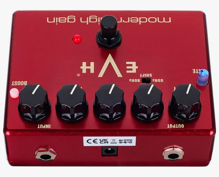 MXR EVH Modern High Gain Pedal, ingressi e uscite laterali