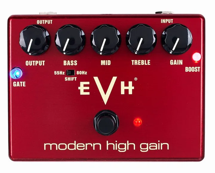 MXR EVH Modern High Gain Pedal, manopole viste dall'alto