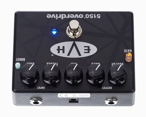 MXR EVH 5150 Overdrive, ingressi e uscite laterali