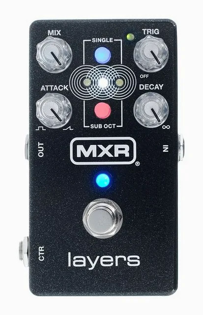 MXR Layers, grafica del pannello superiore