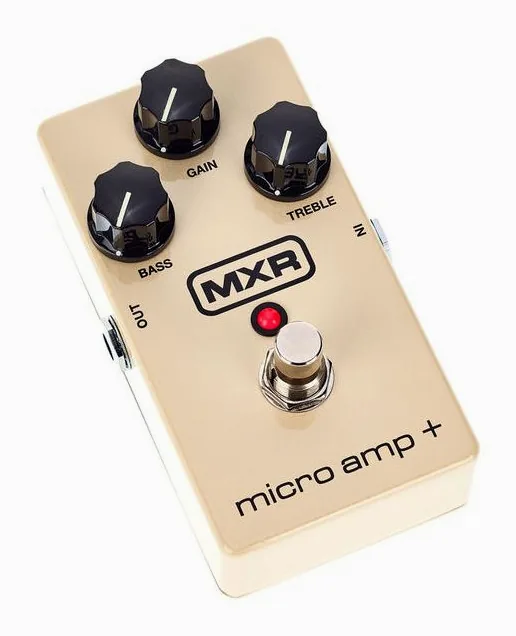 MXR M 233 Micro Amp Plus, connettori sul retro dell'unita