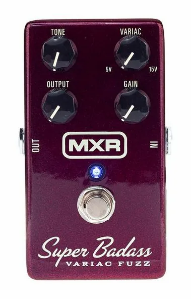 MXR M 236 Super Badass Variac Fuzz, grafica del pannello superiore