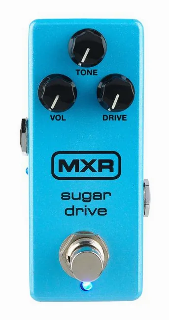 MXR M 294 Sugar Drive Mini, footswitch in primo piano