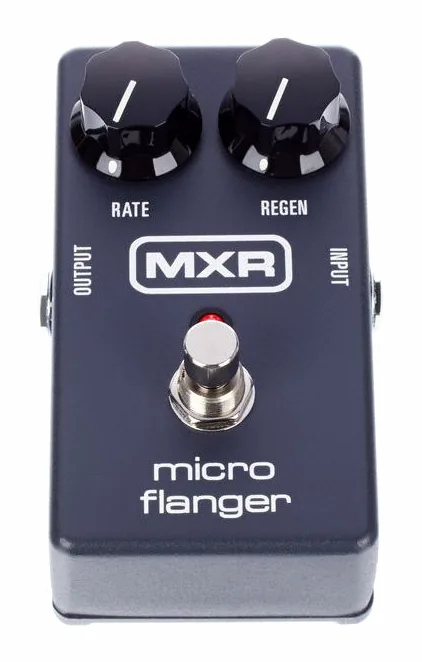 MXR M152 Micro Flanger, connettori sul retro dell'unita