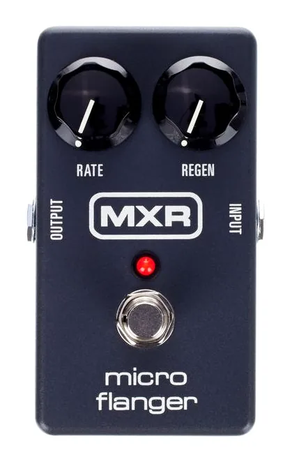 MXR M152 Micro Flanger, connettori sul retro dell'unita
