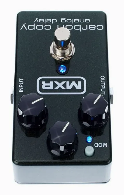 MXR M169 Carbon Copy Analog Delay, led e interruttore a pedale