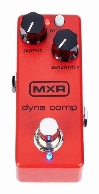 MXR M291 Dyna Comp Mini, connettori sul retro dell'unita
