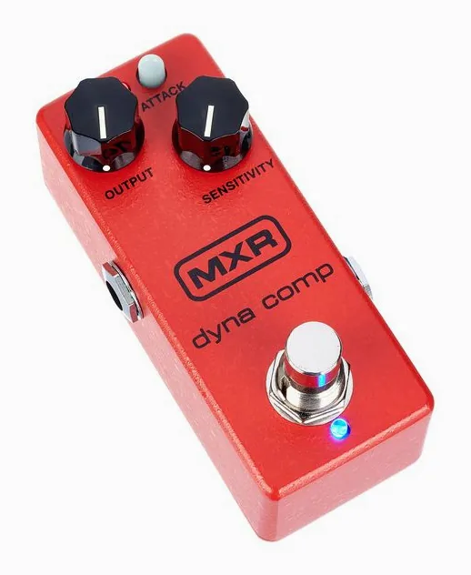 MXR M291 Dyna Comp Mini, led e interruttore a pedale