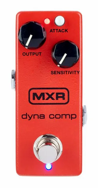 MXR M291 Dyna Comp Mini, connettori sul retro dell'unita