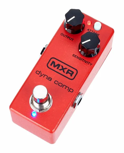 MXR M291 Dyna Comp Mini visto di fronte