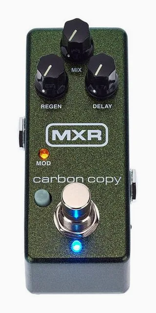 MXR M299 Copy Mini Analog Delay, connettori sul retro dell'unita