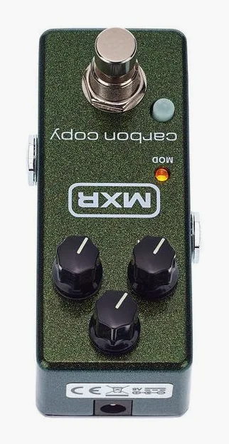 MXR M299 Copy Mini Analog Delay, led e interruttore a pedale