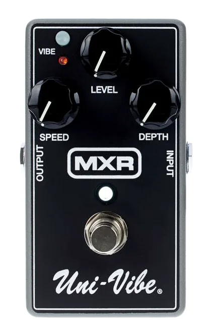 MXR M68 Uni-Vibe Chorus/Vibrato, grafica del pannello superiore