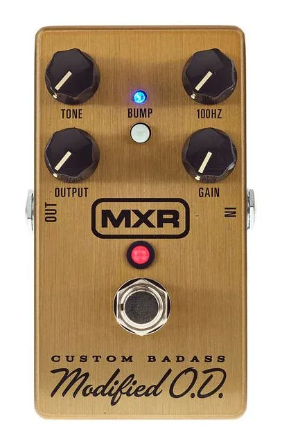 MXR M77 Custom Badass Modified O.D, footswitch in primo piano