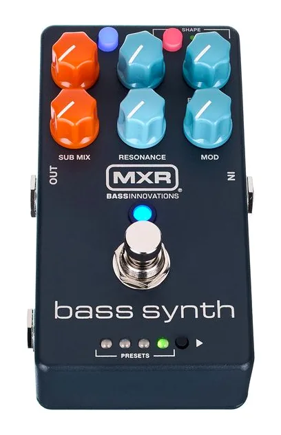 MXR MB301 Bass Synth, grafica del pannello superiore