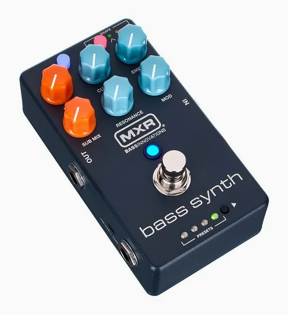 MXR MB301 Bass Synth, grafica del pannello superiore