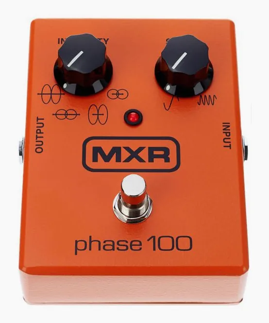 MXR Phase 100, manopole viste dall'alto