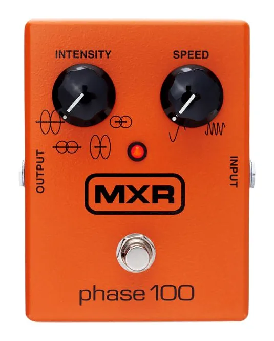 MXR Phase 100, manopole viste dall'alto