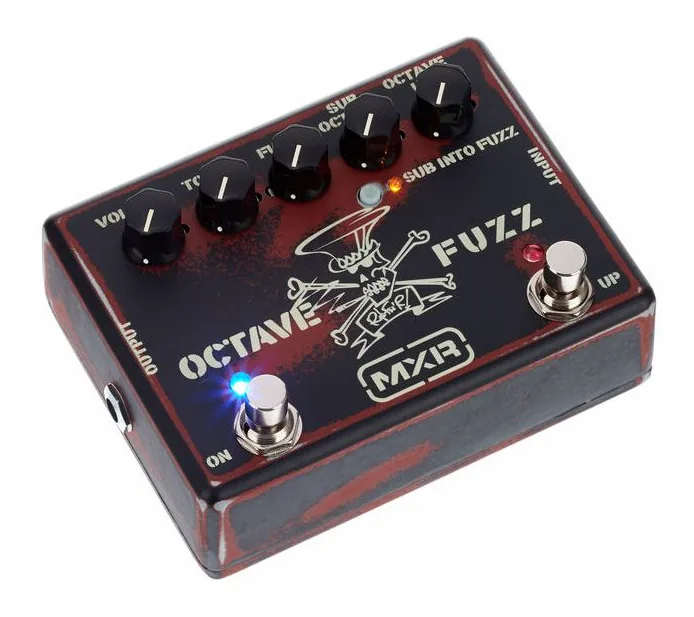 MXR SF01 Slash Octave Fuzz, ingressi e uscite laterali