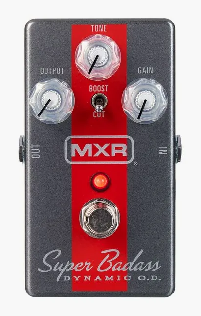 MXR Super Badass Dynamic O.D., ingressi e uscite laterali