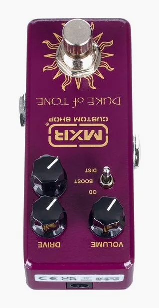 MXR The Duke of Tone, grafica del pannello superiore