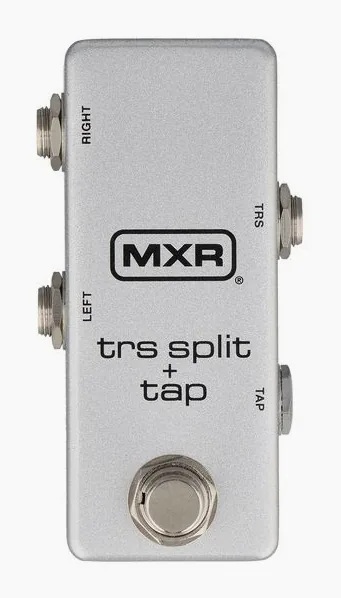 MXR TRS SPLIT + TAP, manopole viste dall'alto