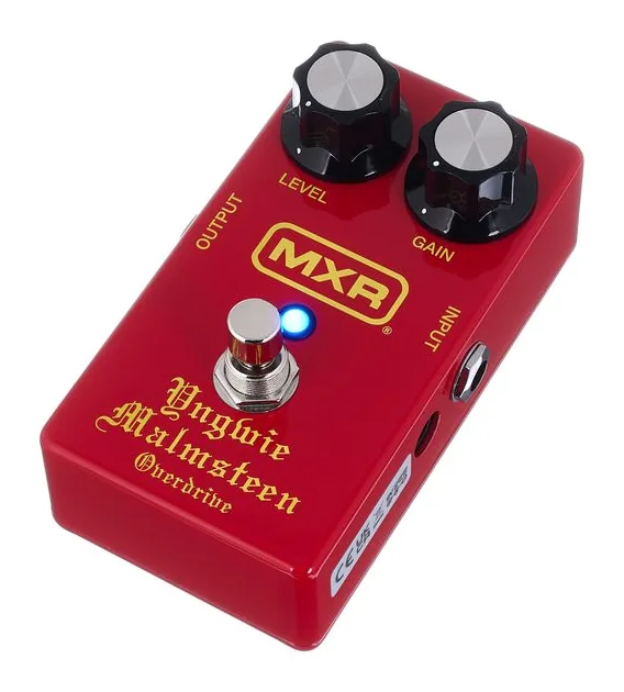 MXR Yngwie Malmsteen Overdrive Red, connettori sul retro dell'unita