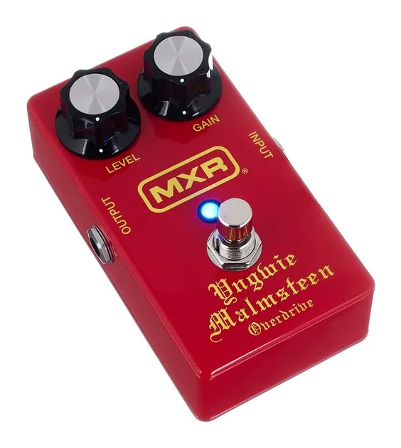 MXR Yngwie Malmsteen Overdrive Red, manopole viste dall'alto