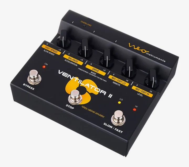 NEO Instruments Ventilator II, footswitch in primo piano