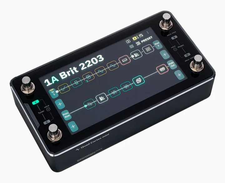 Neural DSP Quad Cortex Mini, retro con le prese di collegamento