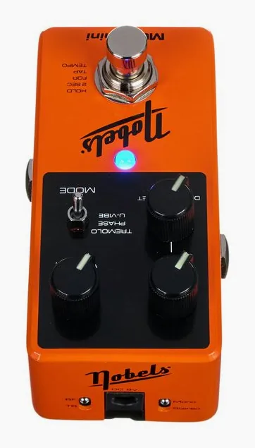 Nobels MOD-mini, footswitch in primo piano