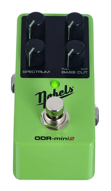 Nobels ODR-Mini 2 Overdrive, footswitch in primo piano