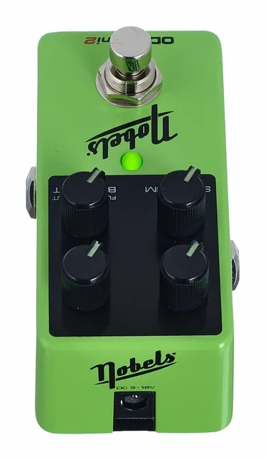 Nobels ODR-Mini 2 Overdrive, manopole viste dall'alto