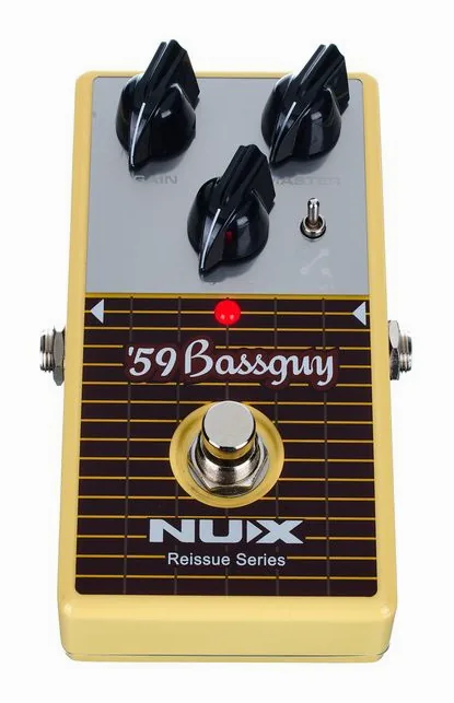 Nux 59 Bassguy, manopole viste dall'alto