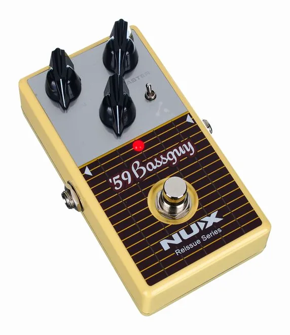 Nux 59 Bassguy, led e interruttore a pedale