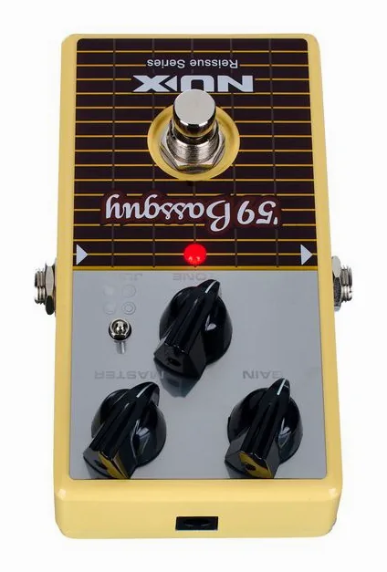 Nux 59 Bassguy, led e interruttore a pedale