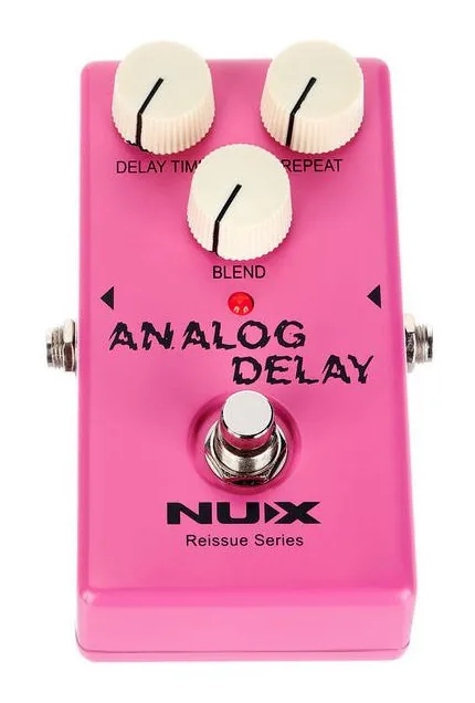 Nux Analog Delay, manopole viste dall'alto