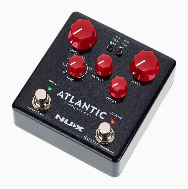 Nux Atlantic Delay & Reverb, ingressi e uscite laterali