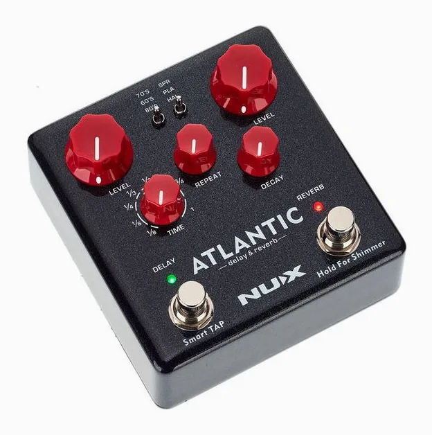 Nux Atlantic Delay & Reverb, connettori sul retro dell'unita