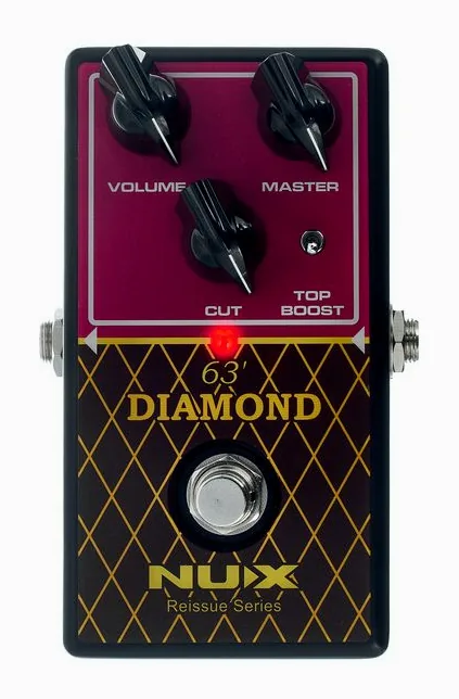 Nux MNU Diamond-63OD, led e interruttore a pedale