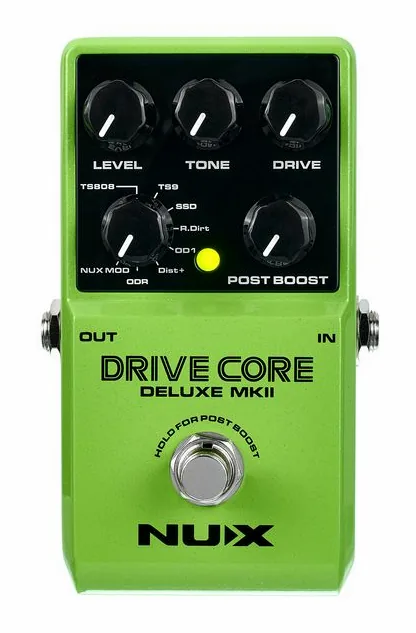 Nux Drivecore DLX MK2, led e interruttore a pedale